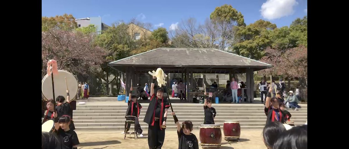 sumire88sumire's tweet photo. 昨日４月８日は、4年ぶりに西神中央公園の桜まつりに出演させて頂きました！🌸🌸

午後と午前で演奏させて頂くこのお祭りは彗咲にとっても大きいイベントです!

地域のイベントもかなりコロナ前と同じように活発に開催されるようになって嬉しいですね！
出店も多かったです🤤

#西神中央
#太鼓
#神戸 https://t.co/aad2ZYpCVa