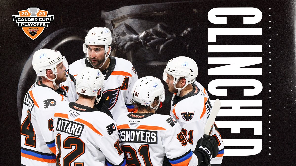 American Hockey League (@theahl) on Twitter photo Punching a lot of 2023 #CalderCup Playoffs tickets tonight.
<a href="/LVPhantoms/">Lehigh Valley Phantoms</a>, you're up. Punching a lot of 2023 #CalderCup Playoffs tickets tonight.
<a href="/LVPhantoms/">Lehigh Valley Phantoms</a>, you're up.