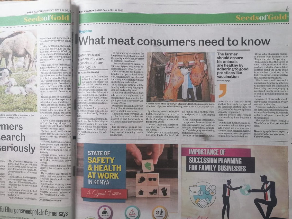 FarmersAtlasKe's tweet photo. @FarmersAtlasKe Meat safety https://t.co/o6yx3LJR51