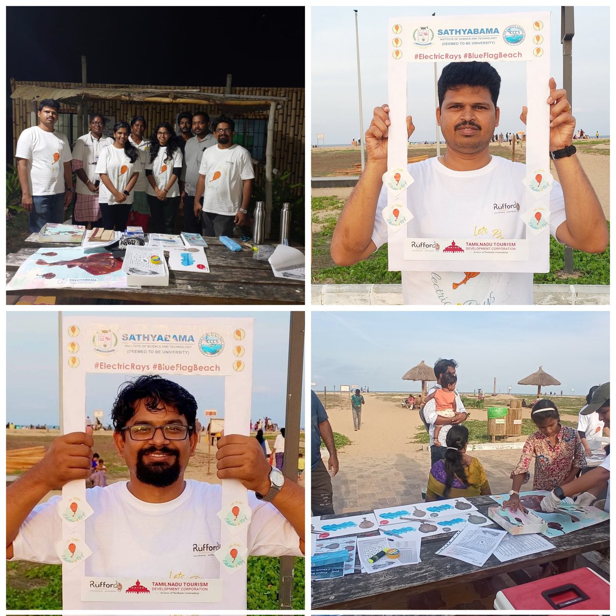 SoumyaMarineWL's tweet photo. Dr. Amit Kumar, Dr. Prakash, and Dr. Shrutika of @SathyabamaSIST protect the #ElectricRay, a marine species often caught and consumed by fishermen. Honored to volunteer in East coast India survey database efforts.🇮🇳 @ruffordgrants @AmitKumar_ak14 @Prakash_caridea @ShrutikaRaut98 https://t.co/VGHuXTzscB