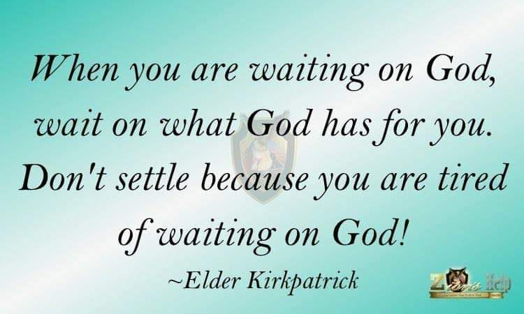 ZionsHelp's tweet photo. Again I Say Wait On The Lord! #ZionsHelp #Wordoftheday #WordsofWisdom #WaitOnTheLord #GodsTimingIsBest https://t.co/7gaA3aHUfC