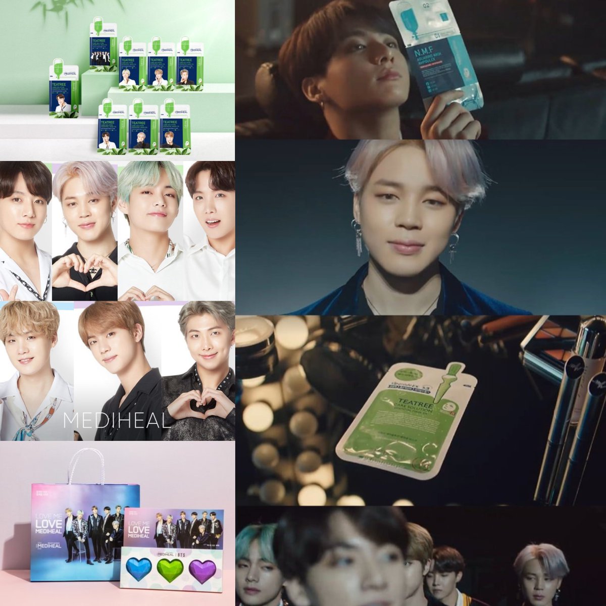 554bts's tweet photo. バンタンは2017年から『MEDIHEAL』とコラボしていて、2019年に専属モデル契約もしました✨

#Jimin #지민 #BTSJIMIN #ジミン https://t.co/yUH1aR88xg