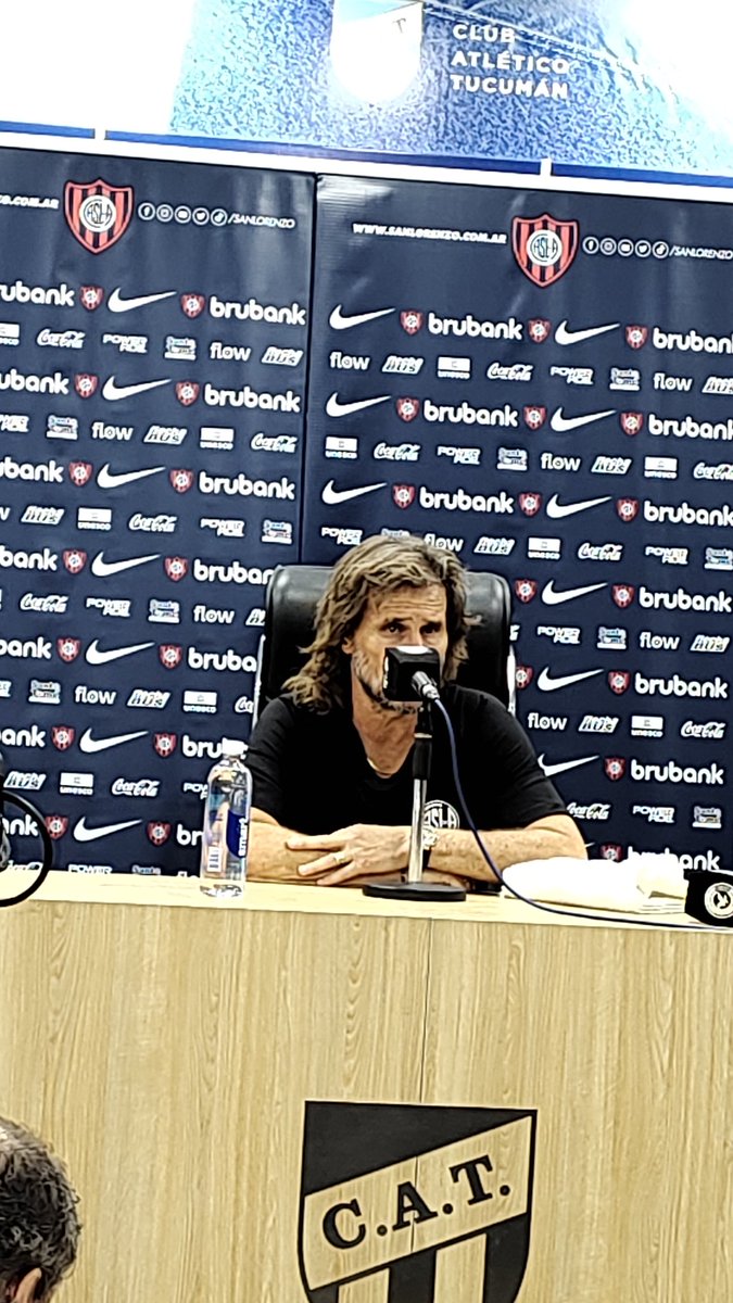 #AtleticoTucuman 

"El árbitro dirigió bien. Tomó buenas decisiones y sancionó correctamente a mí parecer. No teníamos en cuenta el contexto del partido, nosotros vinimos a jugar"

Rubén Darío India, DT de San Lorenzo