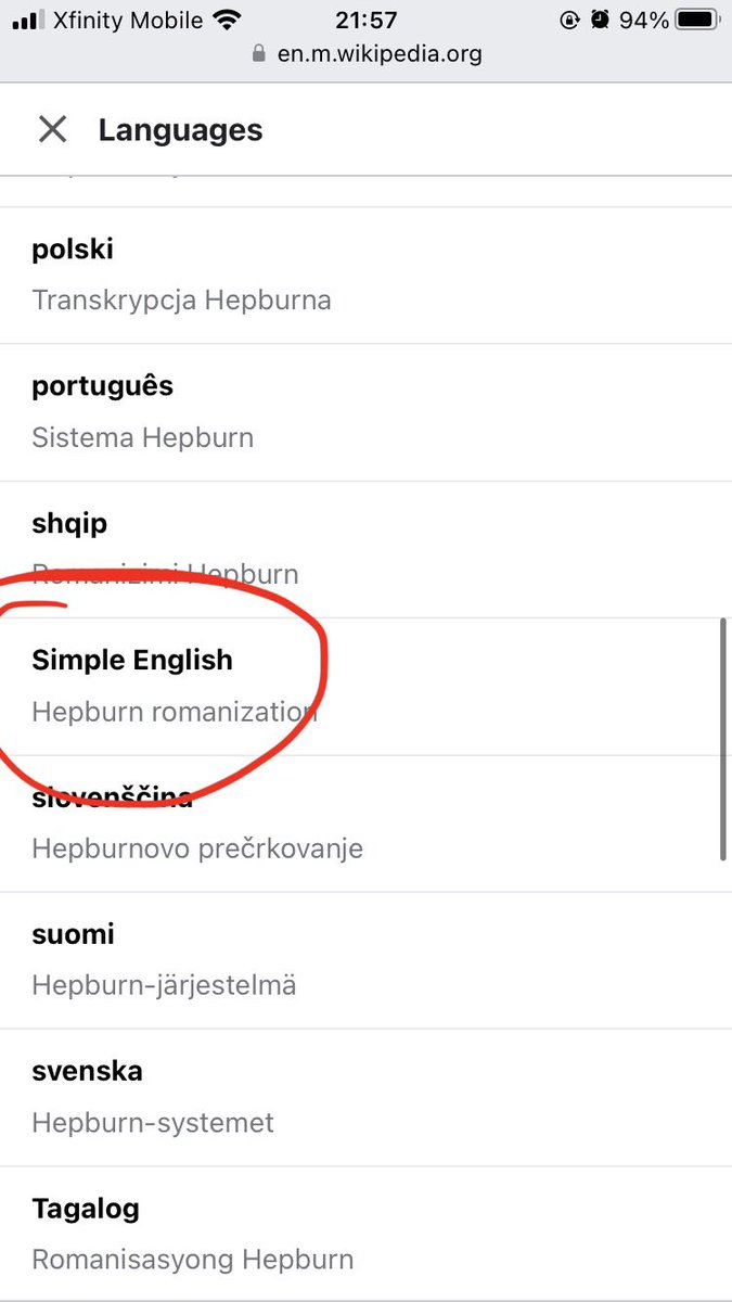 HurtYourEyes's tweet photo. Picking American from the language drop down on Wikipedia https://t.co/HKClrXWxnD