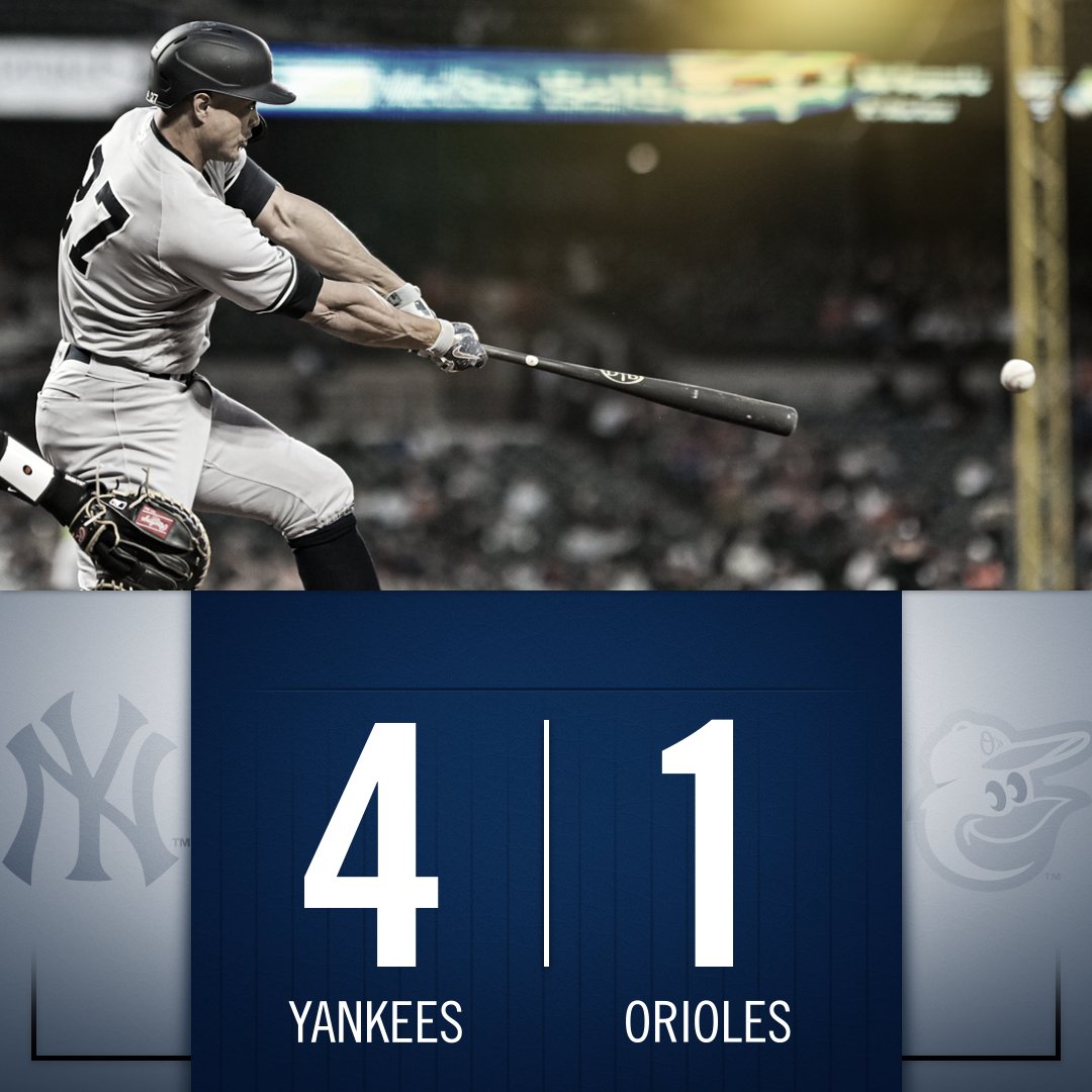 YESNetwork's tweet photo. YANKEES WIN!

Postgame on YES. https://t.co/NCiIt3a9TT