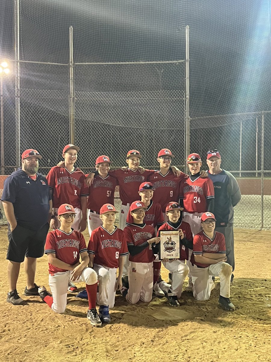 Boys played well, and had contributions from everyone. 2-0-1 on the day to win the championship. Great start, now back to work
<a href="/RoundTripperAca/">RoundTripper Academy</a> <a href="/1MustangsNation/">Indiana Mustangs</a>