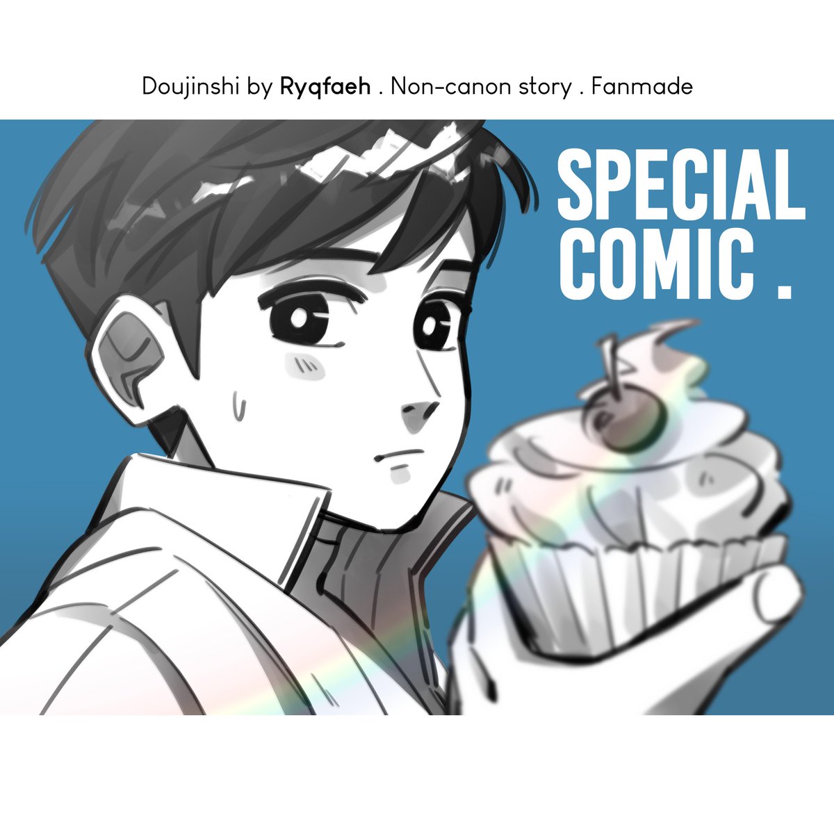 ryqfaeh's tweet photo. 【Special Comic】Files 000 :
— Happy Birthday, Ali—! 🎊🎈

//❗DO NOT REPOST / STEAL MY ARTWORKS❗//

HAHAHA my bad. I already set the date to post his birthday artworks but I slipped away cuz I messed up my schedule and had a real job.

Part (1/3) https://t.co/esDUQfN7VD