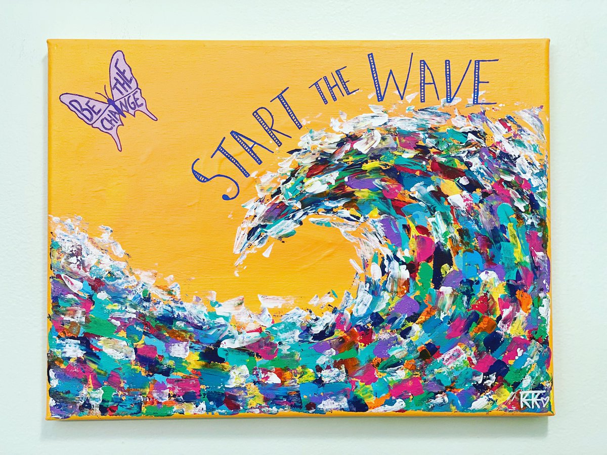 New Eco-Art piece available 🌊🦋

#STWEcoMerch #StartTheWave