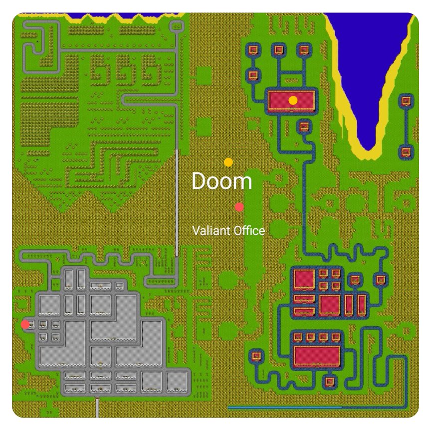 2000Adam's tweet image. Road map to a NES game Who Framed Roger Rabbit
