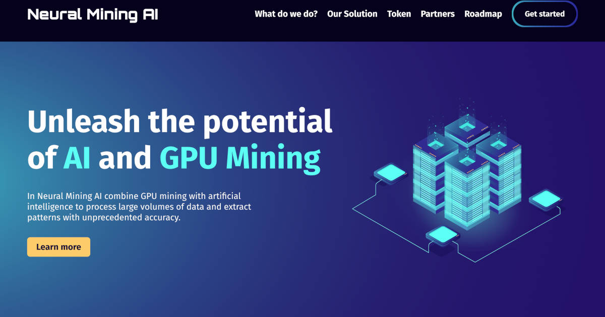 NeuralMiningAI's tweet photo. The wait is over! The NeuralMiningAI website is officially live! Visit us at https://t.co/6oJKEE3KSg and learn more about our AI-powered cryptocurrency mining solutions! #cryptomining #AI #GPU #NVIDIA #AMD https://t.co/Y8E5S8OE3D