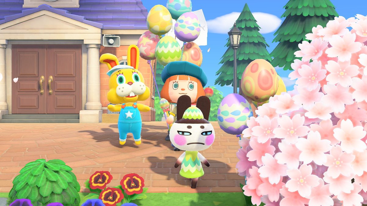 Nannan on Twitter "3年目にしてイースターイベントをクリアできた～！どうぶつの森 AnimalCrossing 