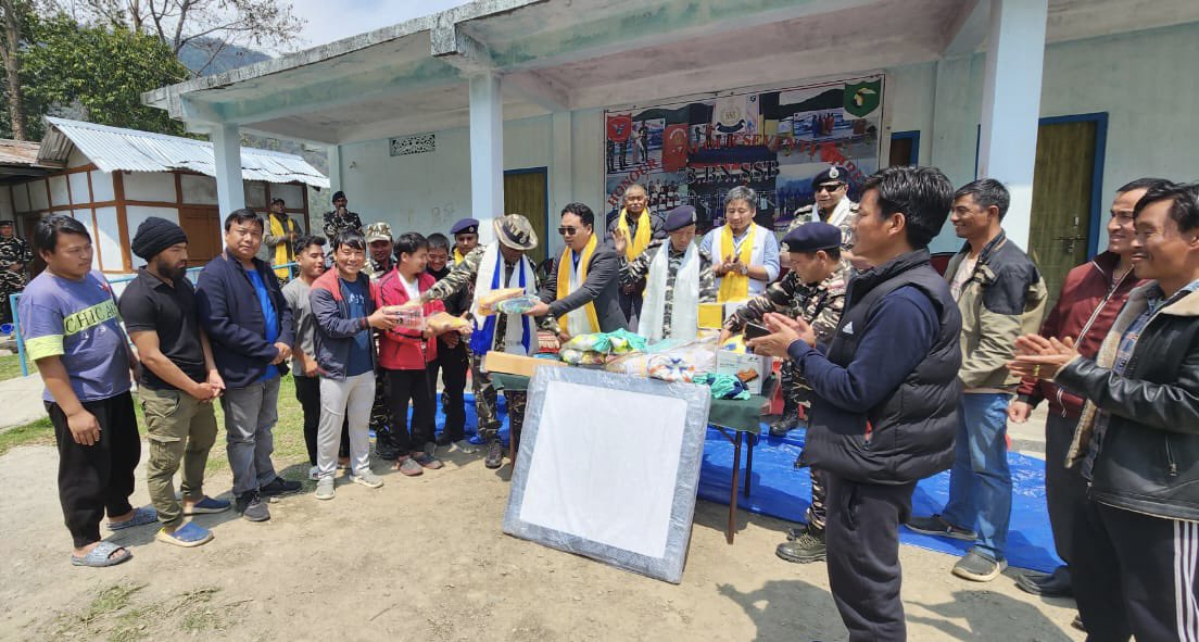 Attended the Civil Action Program yesterday at Chingi village, Kalaktang organised by 73rd Battalion SSB led by Commandant Shri Ashish Kumar. It was my privilege to accompany the chief guest Shri AKC Singh, DIG Sector HQ Bomdila in presence of ZPM Kalaktang Shri Tashi Wangchu,