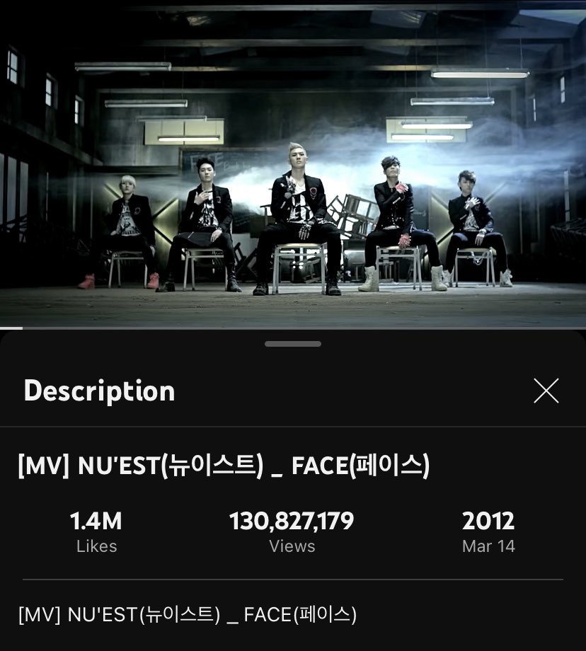 Woah NU’EST - FACE mv has reached 130M 😳🥹❤️👏👏🎉

🔗youtu.be/gyXy0m-4bvE

#NUEST #김종현 #아론 #백호 #황민현 #렌 #뉴이스트 #JONGHYEON #AARON #BAEKHO #MINHYUN #REN