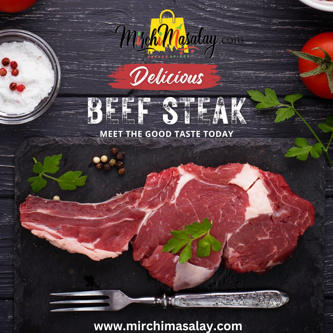 Experience the taste of perfection with MirchiMasalay!
.
.
.
🌐 mirchimasalay.com 
.
.
#ribeyesteak #halalbutcher #halalsteak #halallife #halalfoodie #halal #halalmeat #halalfood #halalproduct #halalmart  #steaklover #premimumquality #HalalMeat #ReliableQuality #BestMeat