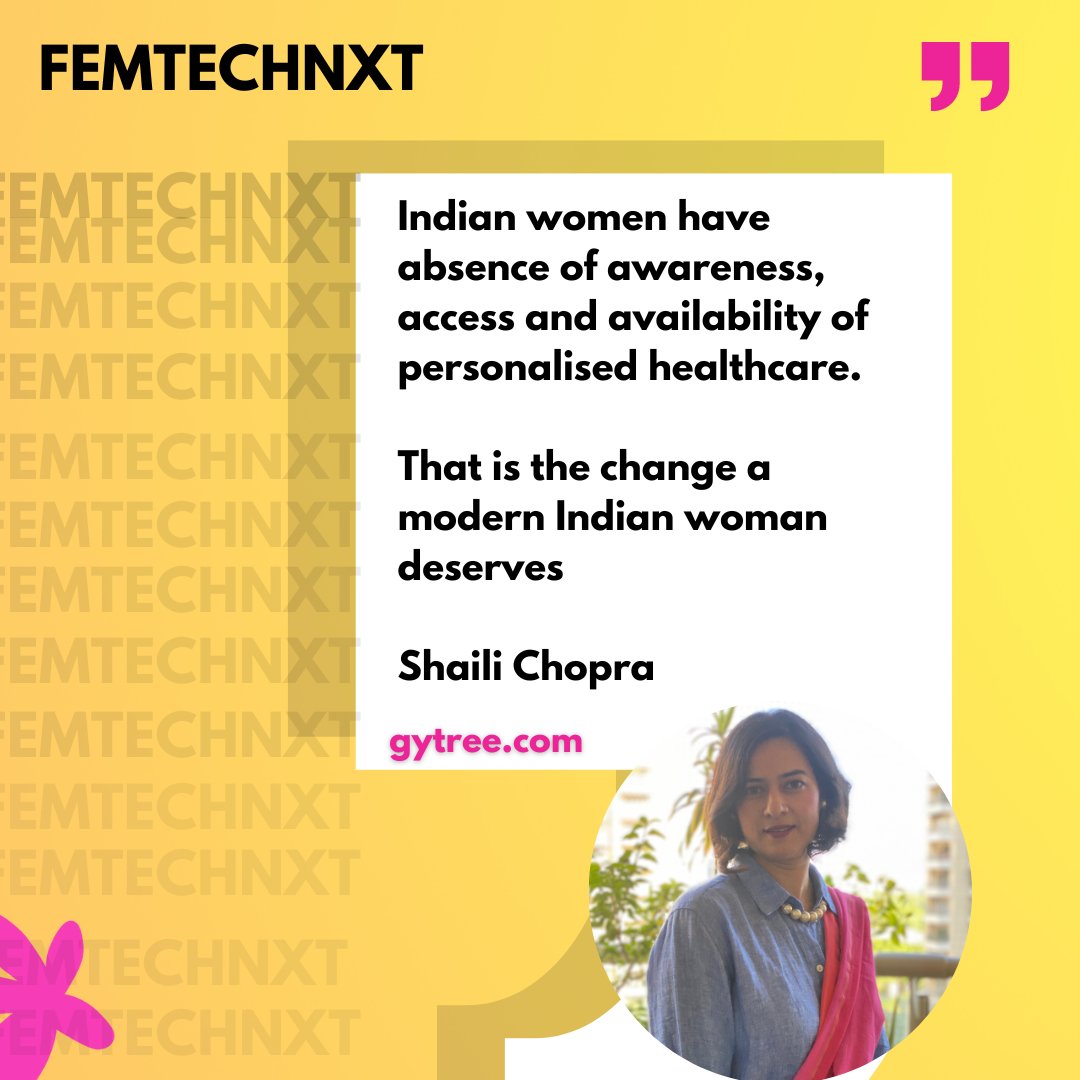 60 pct of Indian women stay away from work for lifestyle health issues linked with periods. <a href="/shailichopra/">Shaili Chopra | Gytree.com</a> is advocating a total shift in women's health using technology #gytree #health