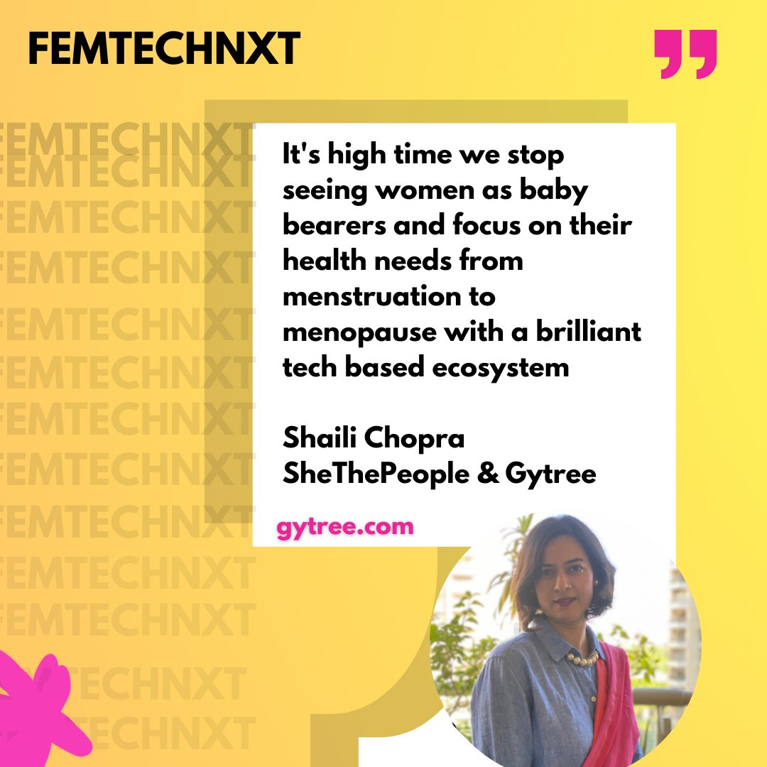 Change the way we think about women - they are a force not walking wombs #gytree #health #femtechnxt  <a href="/shailichopra/">Shaili Chopra | Gytree.com</a>
