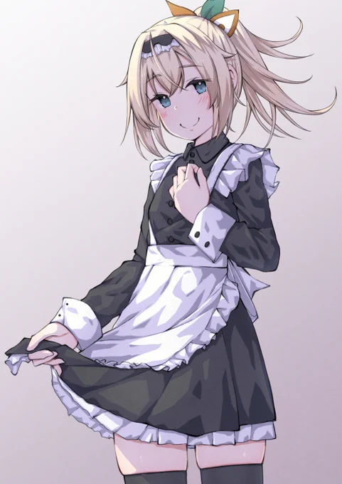 #いろはにも絵を #風真いろはメイドいろはちゃん。 