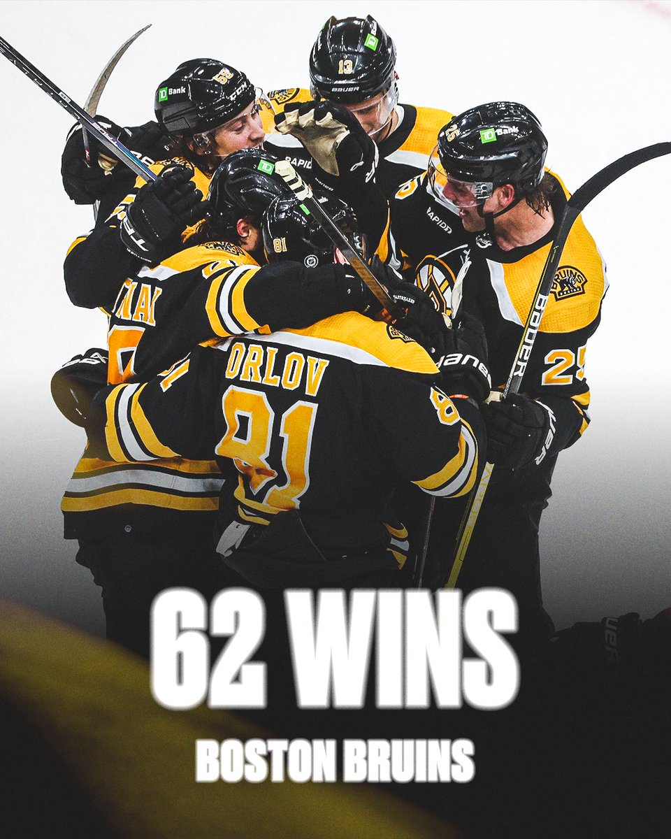 ESPN on Twitter "THE BRUINS TIED THE NHL RECORD FOR MOST WINS IN A
