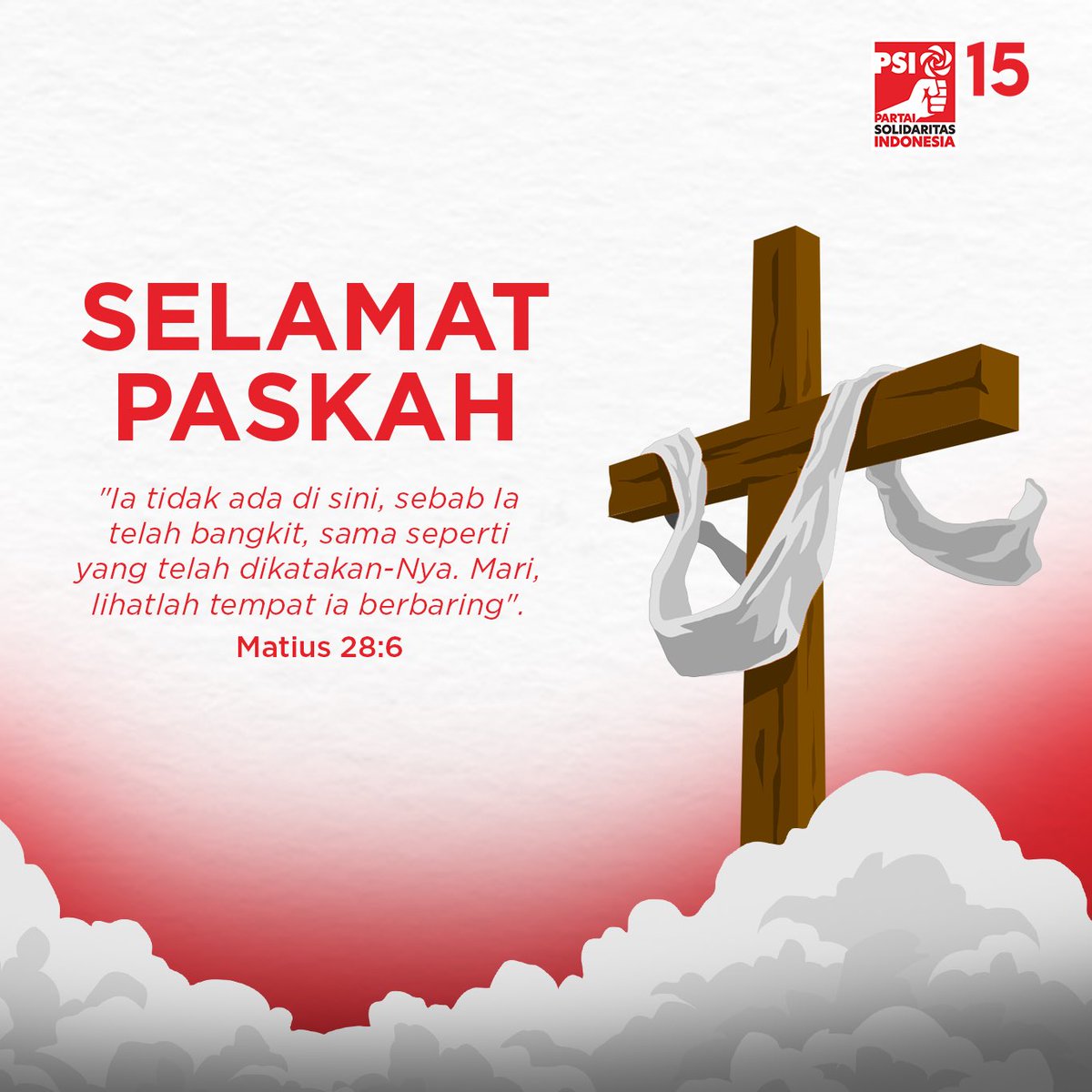Selamat Paskah!🤍

Mari kita rayakan Paskah ini dengan hati yang dipenuhi kebahagiaan dan kedamaian. Semoga Paskah memberikan kita harapan, iman, cinta, dan suka cita yang baru🤍
