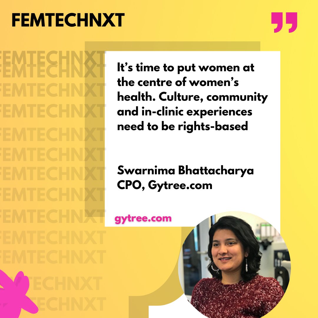 Make the shift, and soar. Rethink the way women's health is executed by using tech <a href="/SwarnsB/">Swarnima</a>
