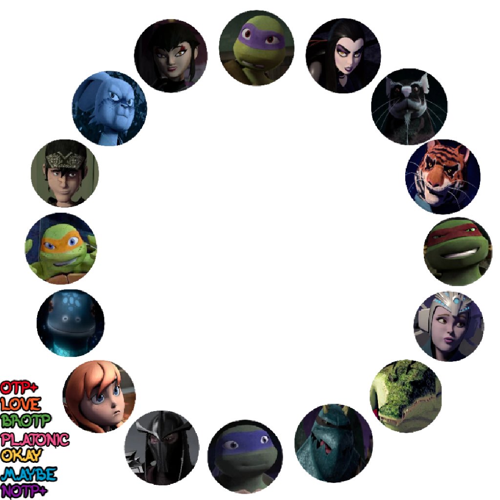 NeonKnightRain's tweet photo. #Tcest for filter. I wanted to contribute something to this fandom so I'm offering these shipping charts I made which includes '03, '12, Rise! They're imperfect but I am sharing them anyway. Please enjoy🍀💖🐢 https://t.co/MkXtVIUvgV