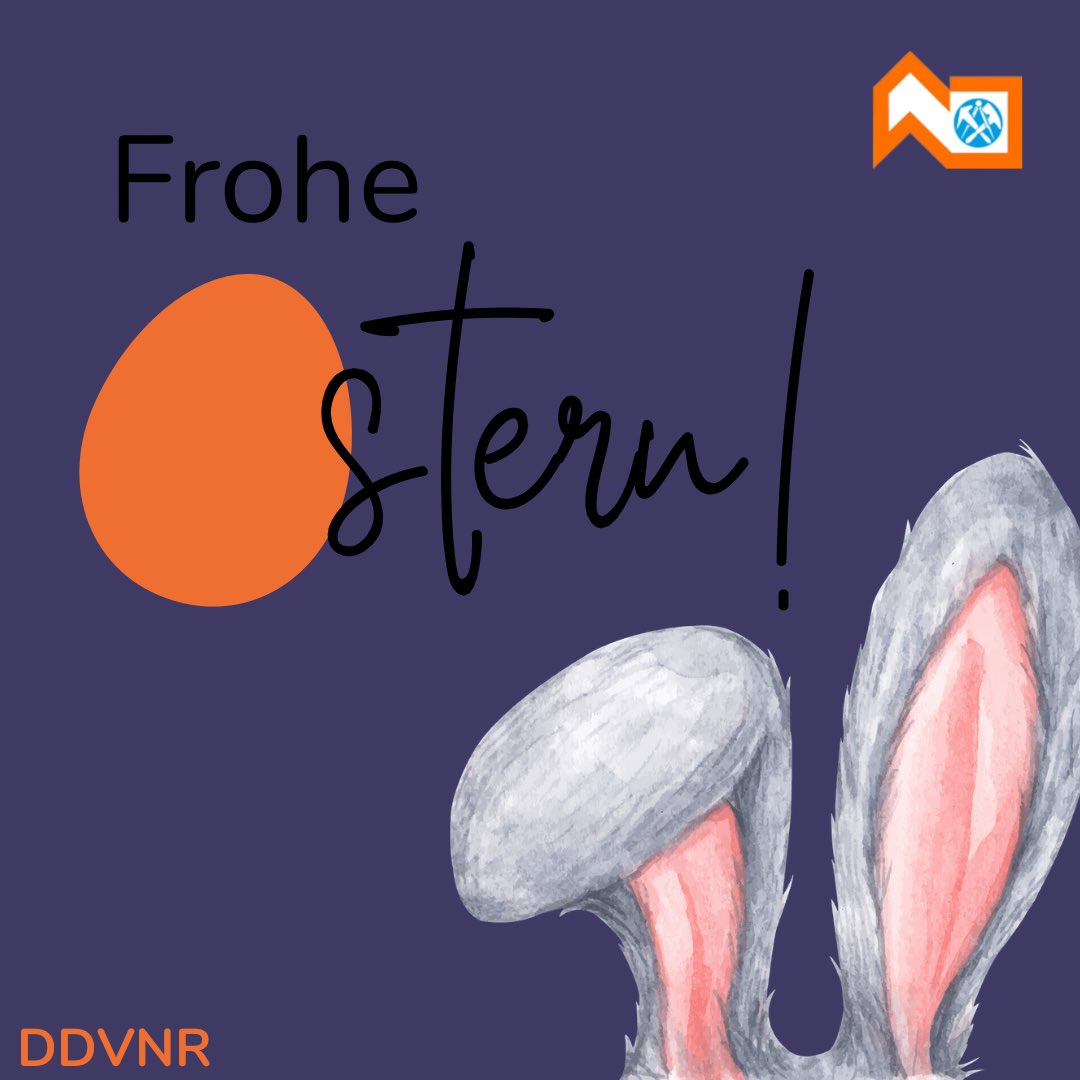 DDVNR's tweet photo. 🐰 Wir wünsche Ihnen und Ihren Liebsten sonnige Ostertage und ein schönes und erholsames Osterfest! #Ostern #ostern2023 https://t.co/zR02rTpAmy