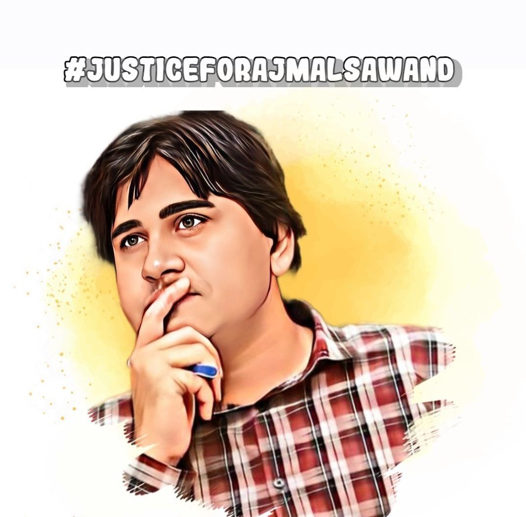 S__sindh's tweet photo. the killing of Dr. Ajmal Sawand is the murder of the consciousness of Sindh.
#JusticeForAjmalSawand https://t.co/EqR5QoWrQk