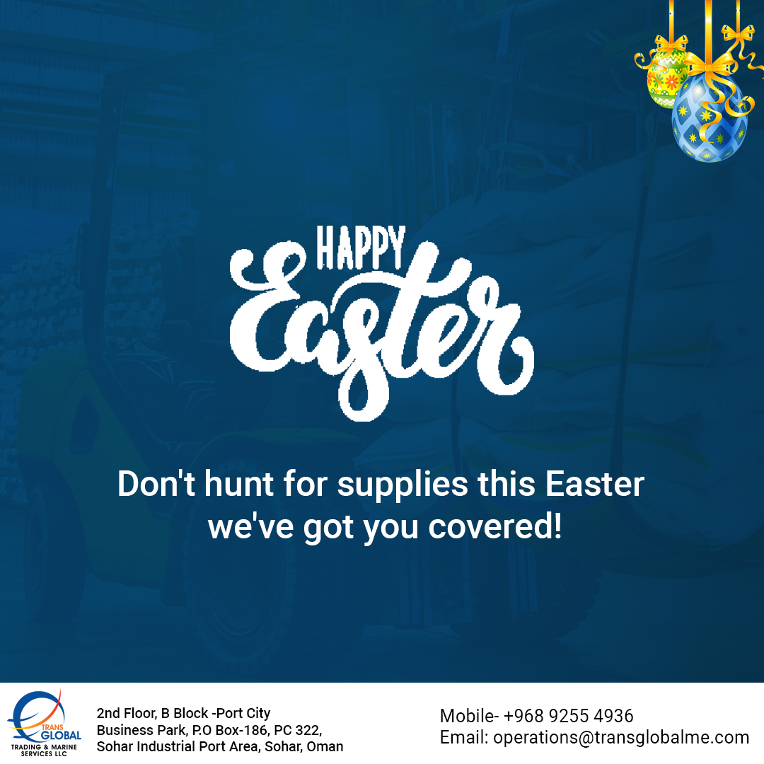 Hop into savings this Easter season! 🐰🛳️🌷 Our ship handling services have everything you need for smooth sailing ahead. Wishing you a happy and blessed Easter from all of us

#EasterCelebration #EasterSpecialWeekend  #HappyEaster2023   #HappyEaster  #EasterBunny  #Easter2023