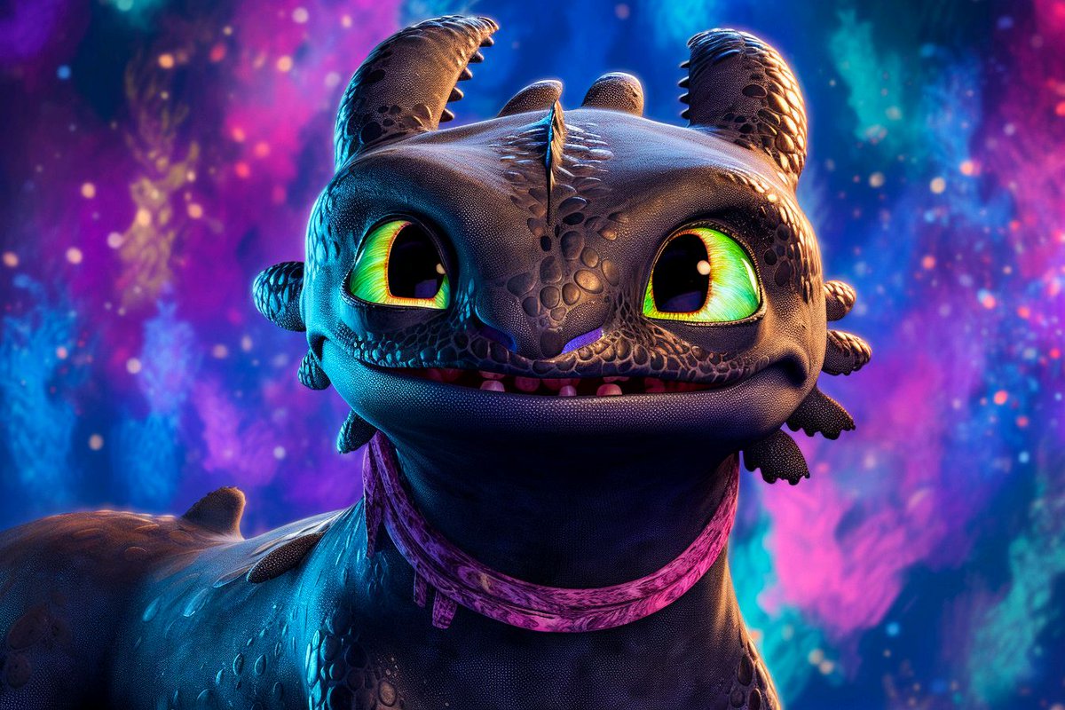 arts_and_farts's tweet image. Toothless is proof that you don't have to be scary to be a dragon! 😍🐉 
#Toothless #CuteDragon #DragonLove #thestarsofapril
@_art_and_ai_
@skc_design