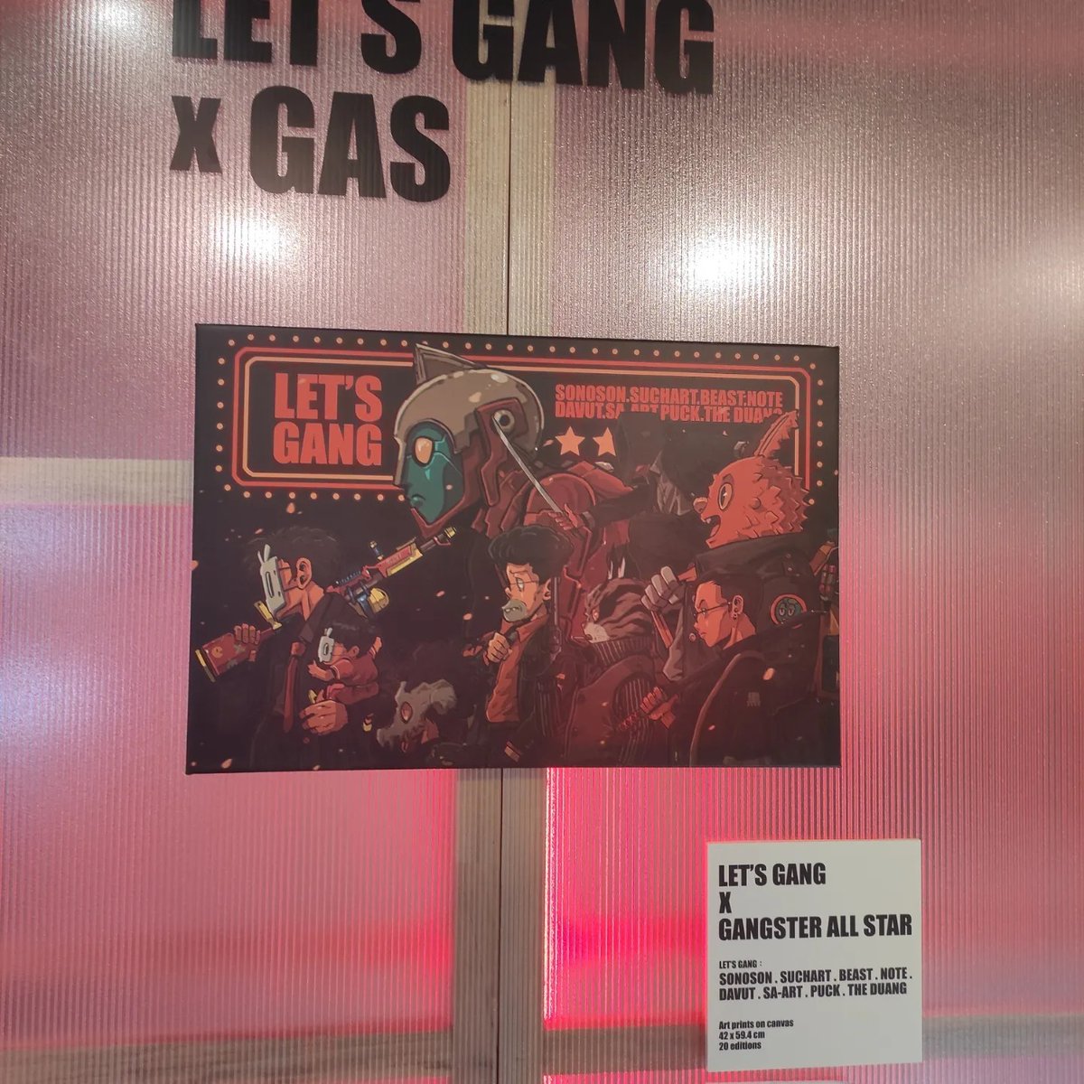 sonoson12's tweet photo. Thanks @aroundtheduang @gangsterallstar for the exhibition !!
แว้บไปงาน gassed up เมื่อวานมาแปบนึง หนุกหนานๆ
ขอบคุณ เดอะดวงและชาวแก๊ง ที่ยังคงนึกถึงกัน แฮ่..
#letscomic #sonoson #letsgang https://t.co/KXA85DXd8x