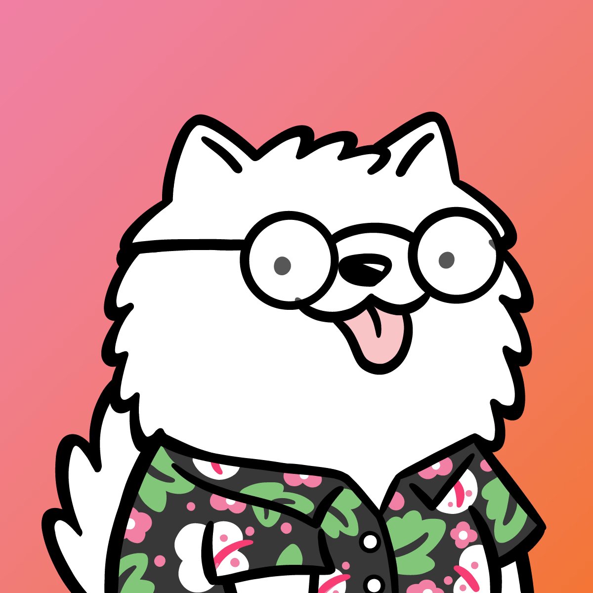 This little cute dog is what's happening. 💗🌺💚 Thank you <a href="/WoofDunkerton/">Woof Dunkerton</a> for introducing me to him!