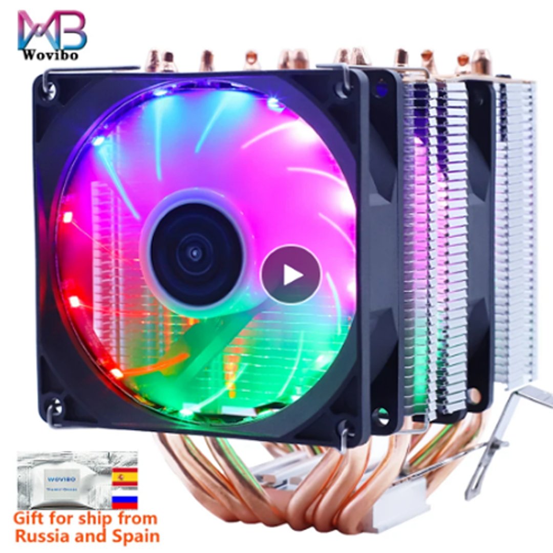 jkonlineshop3's tweet image. #ComputerComponents
alii.pub/6nigox

6 Heatpipes RGB CPU Cooler Radiator Silent PWM 4PIN 150W For Intel LGA 1150 1151 1155 1200 1366 2011 X79 X99 AM3 AM4 Ventilador

Series: 6 Heatipipes Cooler
Model Number: WB-6A-90mm
Cooler Type: Tower
Air Pressure: 1.5
Heatpipes: 6