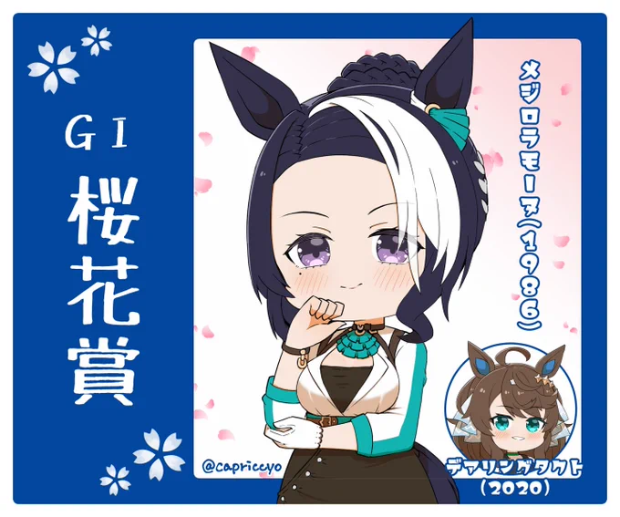 今日はGⅠレースの桜花賞! https://t.co/Ekcw6qQVAS