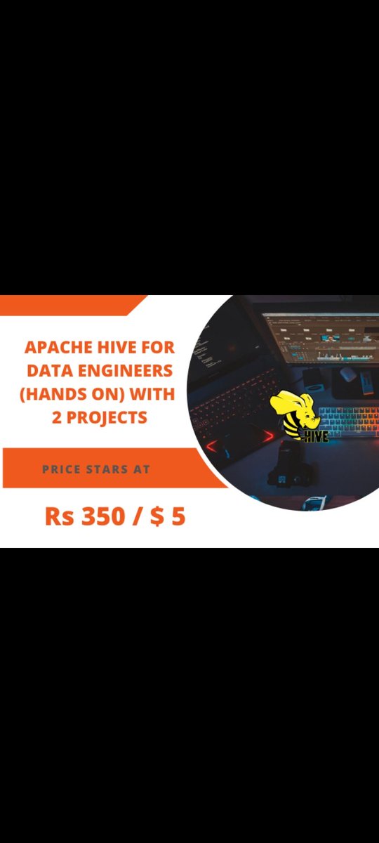 Apache Hive for Data Engineers (Hands On) with 2 Projects

buff.ly/3Ik4hLI

#ApacheHive #Hive #Bigdata #Hadoop #ML #DataScience #BigData #Analytics #AI #PyTorch #Python #RStats #TensorFlow #JavaScript #ReactJS #CloudComputing #Serverless #DataScientist #Linux #Programming