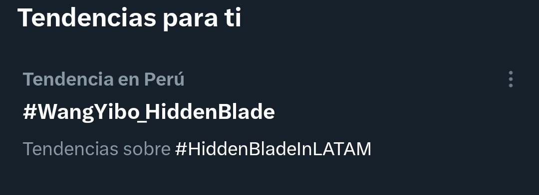 prodhueningkaii's tweet photo. SE ESTA LOGRANDO, SI SE PUEDEE
#HiddenBladeInLATAM
#WangYibo_HiddenBlade
#HiddenBladeinPeru https://t.co/EElivnfflr