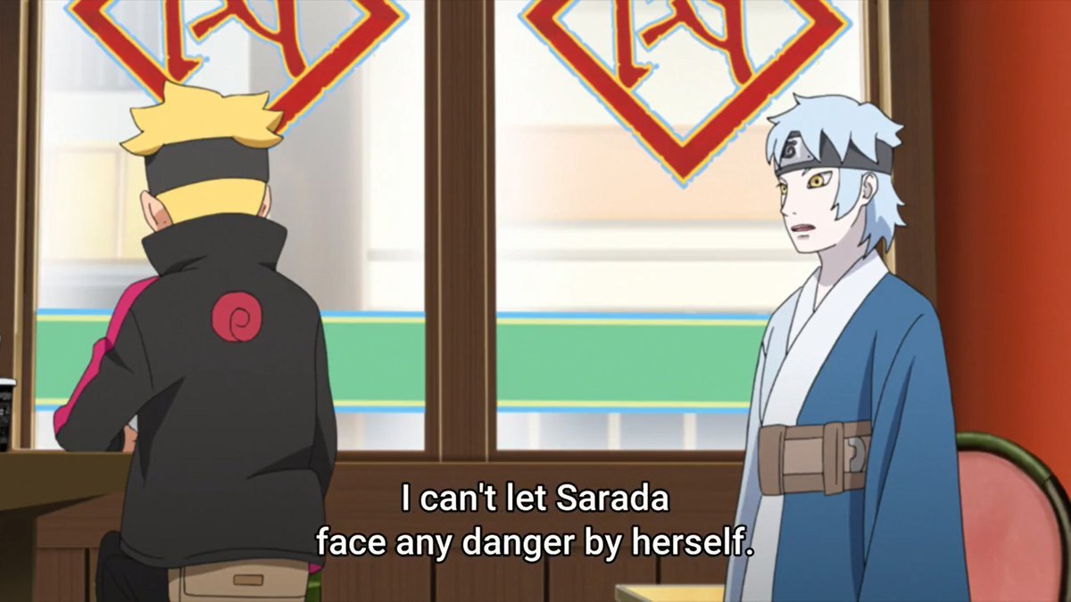 HourlyMitsusara's tweet photo. It’s so sweet how extra attentive Mitsuki is to Sarada 🥺 He always wanted to make sure she is okay https://t.co/UUeK8eoRsY