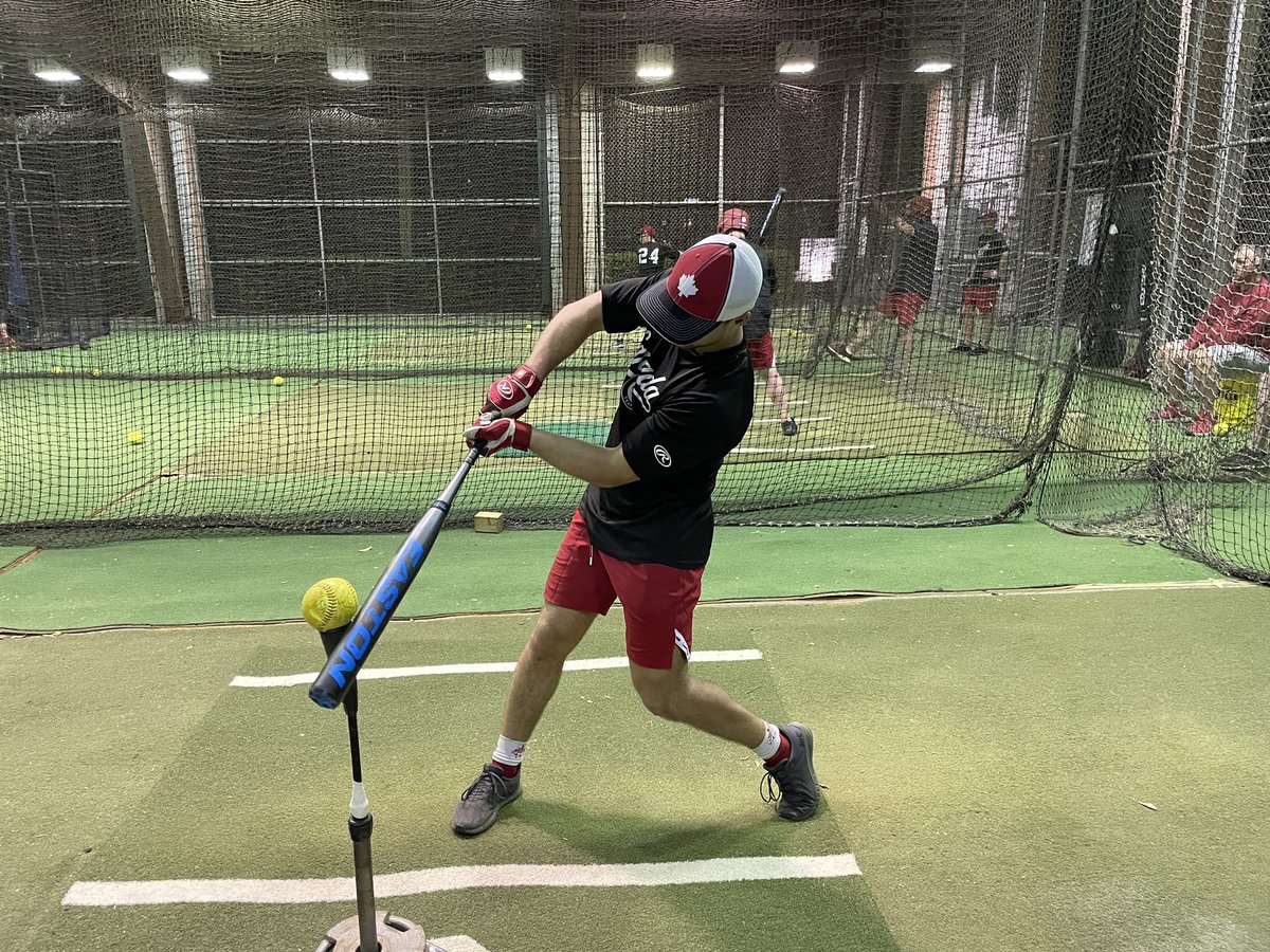 quinner1975's tweet image. Preparations for the U23 @WBSC World Cup in Argentina continues tomorrow with a double header against the U23 USA MNT at the Jackie Robinson Training Facility. Games can be watched through @USASoftball and @GCsports #feartheleaf #victorylovespreparation @SoftballCanada