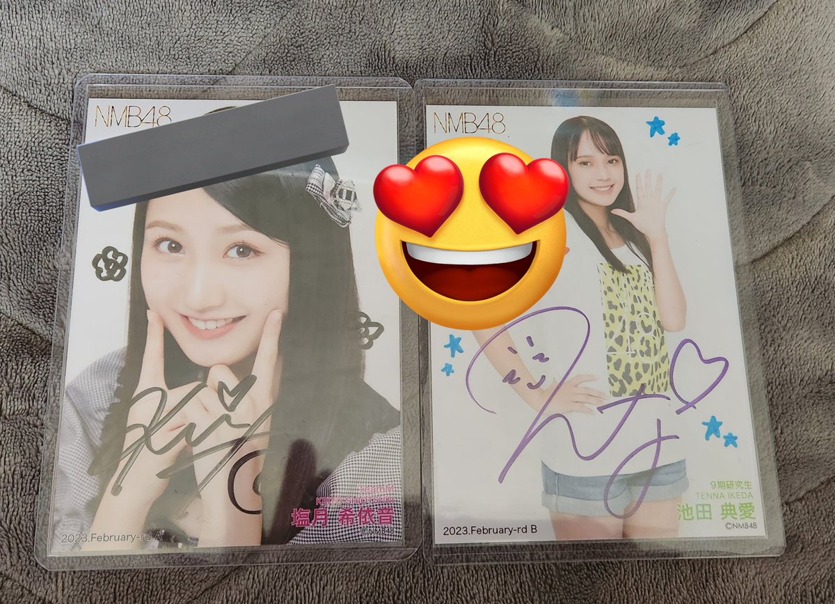 NMB48 池田典愛 February 直筆生写真!