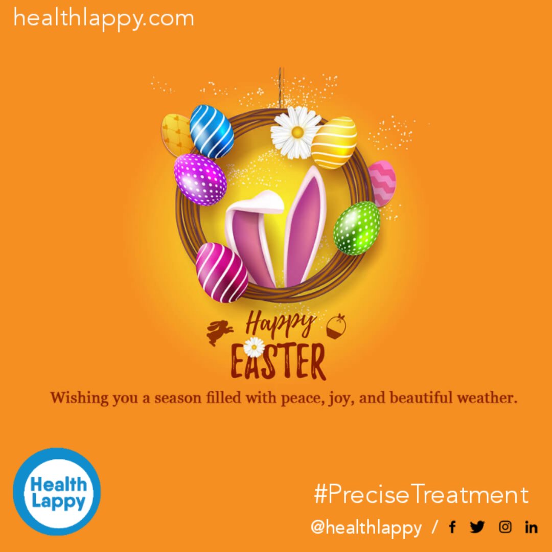 HealthLappy's tweet photo. Healthy Easter 🤗
#happyeaster 

#healthlappy #precisetreatment 

https://t.co/bIEecZ1RNl https://t.co/deij1y6N7K