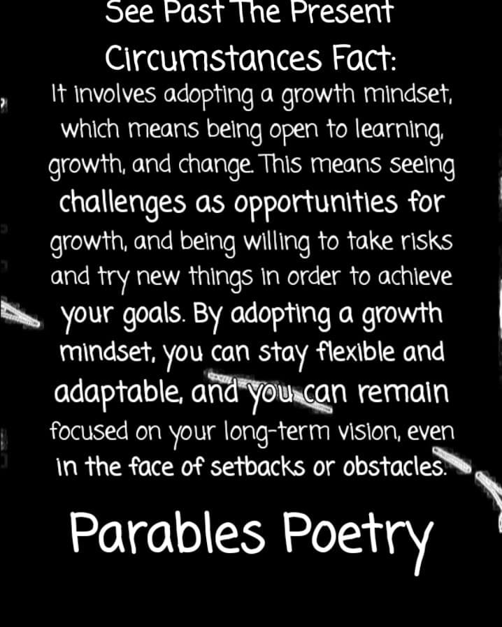 remmaf259's tweet photo. See Past The Present Circumstances Fact:
#parablespoetry
#conceptart #poetry #abstractart #visualart
#nft #nftcollector #art #artist #nftart #Promoters #nftcommunity #changeofperspective #Emotionalintelligence
#artcollector #artcommunity https://t.co/lClTMH0Fgw