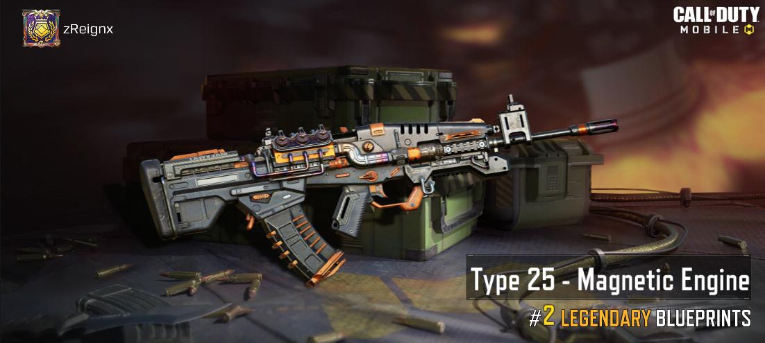 zReignxGaming's tweet image. Leggy Type 25! 🫡😍 #codm #codwm