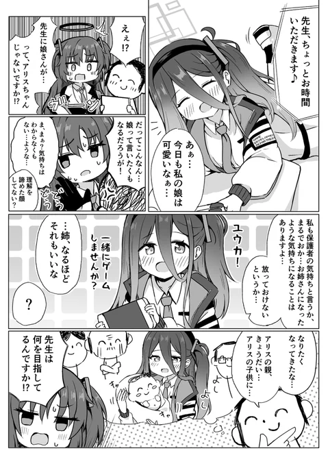 これからも毎週アリスにお時間いただかれたい人の漫画です
#ブルアカ 