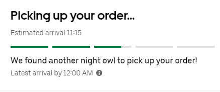 i feel like uber eats is judging me. yes i'm ordering food late what of it