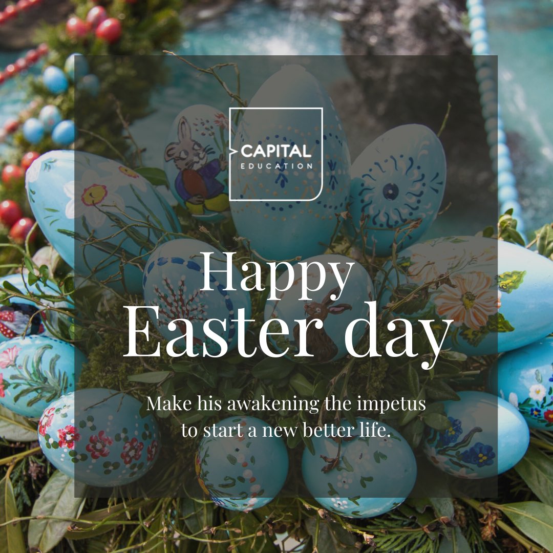 capitaldxb's tweet photo. May your home be blessed with the joy and gladness of Easter, and all your life be filled with peace. 
Capital Education wish you a Happy Easter, filled with happiness, peace and love.

#Happyeaster #easterwishes  #mydubai #dubai #sharjah #uae #saudi #السعودية #الامارات #ابوظبي https://t.co/I6CvqXmlrh