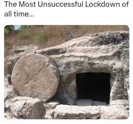ghostrunner66's tweet image. Lots of different religions, but only one empty tomb! Happy Resurrection Day!! Jesus Lives and He's returning soon!