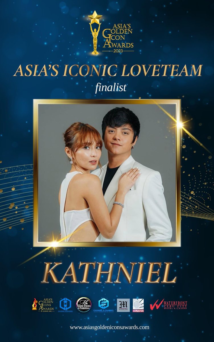 kowalerts's tweet photo. Asia's Golden Icon Awards now opens the voting for our finalists deserving of the title of ASIA'S ICONIC LOVETEAM!

VOTE KATHNIEL by clicking the "LIKE" (👍🏻) button on their respective photo.

Vote here https://t.co/46cXEMFieM

 VOTE DONBELLE by clicking the "LIKE" (👍🏻) button on their respective photo.

Vote here: https://t.co/SEur2OqB6Y

MECHANICS:
- LIKE (👍🏻) the photo of your chosen finalist
(1 like = 1 vote) Other reaction buttons will not be counted
- Voting will end on May 25, 2023 (Thursday)
- Announcement of the winner will be on the awards night of Asia's Golden Icon Awards on June 2, 2023 at Waterfront Cebu.