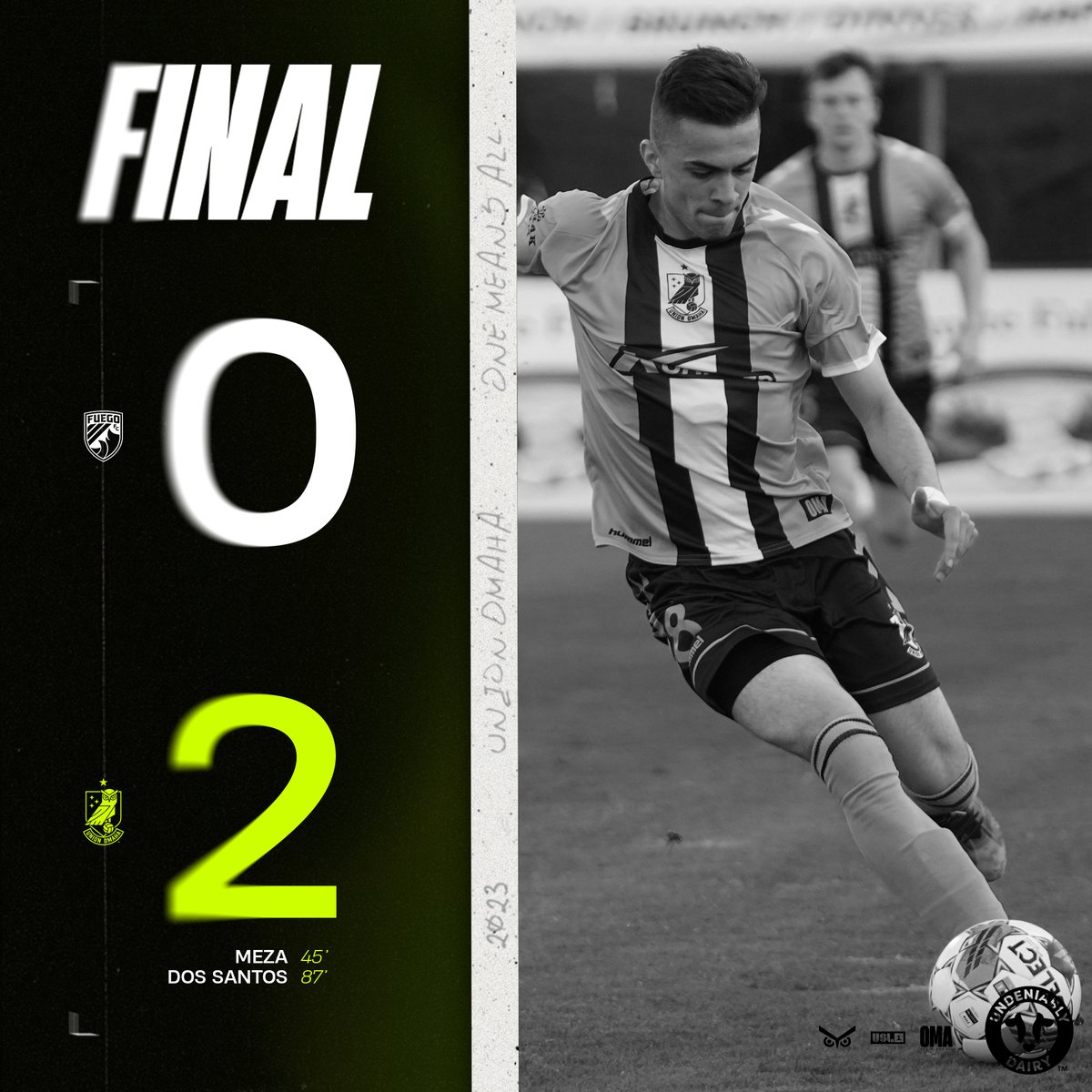 Union Omaha (@union_omaha) on Twitter photo ๐๐๐ก๐๐ | 0-2
The first away win for Coach Dom comes on a late California night thanks to two expertly-taken goals! ๐
#CVvOMA | <a href="/UndeniablyDairy/">Undeniably Dairy</a> <a href="/MidwestDairy/">Midwest Dairy</a> ๐๐๐ก๐๐ | 0-2
The first away win for Coach Dom comes on a late California night thanks to two expertly-taken goals! ๐
#CVvOMA | <a href="/UndeniablyDairy/">Undeniably Dairy</a> <a href="/MidwestDairy/">Midwest Dairy</a>