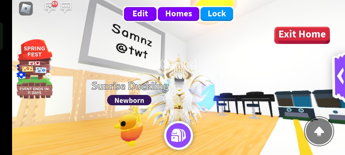 Sam_nzz's tweet photo. ✧⁠*⁠。@Sam_nzz Adopt me pet 
Giveaway!! 🐣💗

3 winners! 🎊

1st place: Sunrise Duckling🌟
2nd place: 1 duckling box + 1 Flower power duckling 🌺
3rd place: 1 fool egg + 1 happy duckling 🐣

MECHANICS:
🌻 Follow me @Sam_nzz w/ 🔔
🌻Retweet

Hc in thread!! 💗 
#adoptmegiveaway https://t.co/xvG3VjTugj