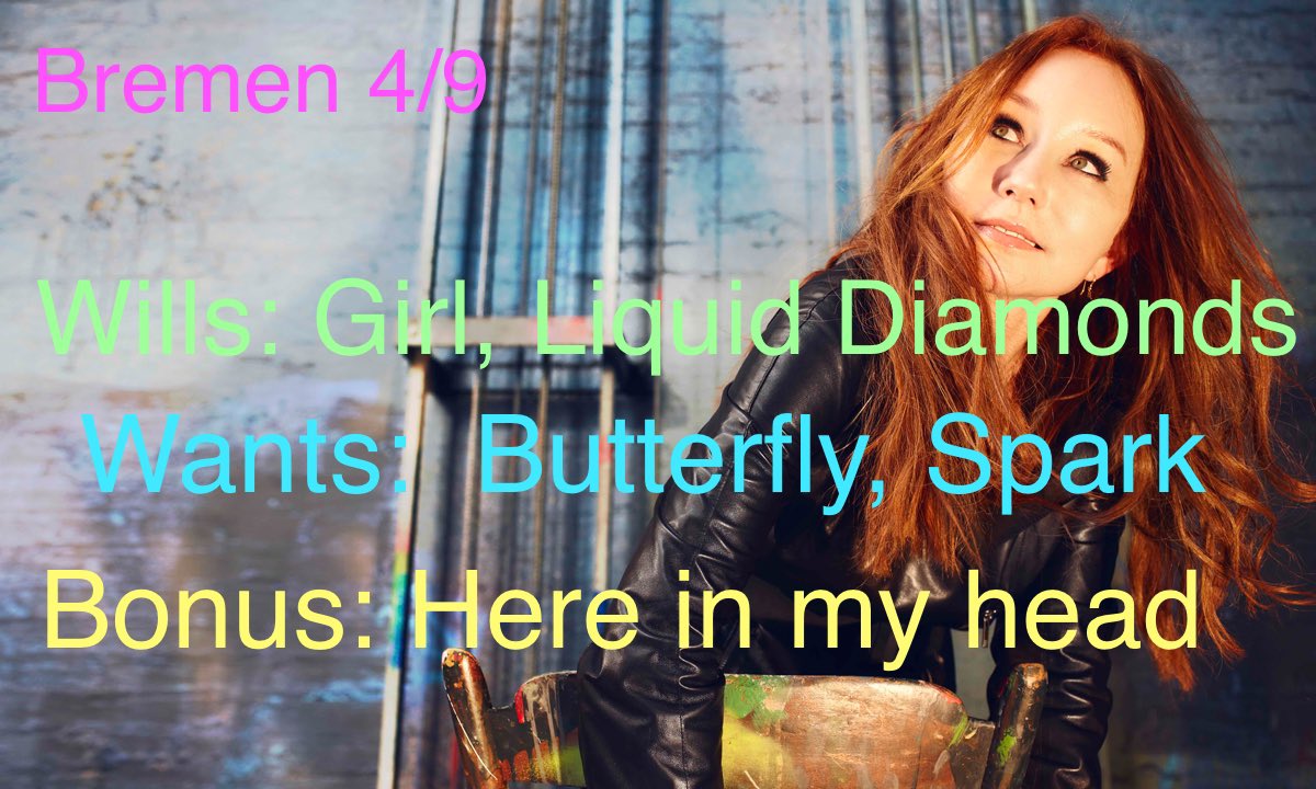 SavannahShore's tweet photo. @songsoftoriamos #toritourww Bremen 9 Apr 23 https://t.co/D8HUDAlwbU