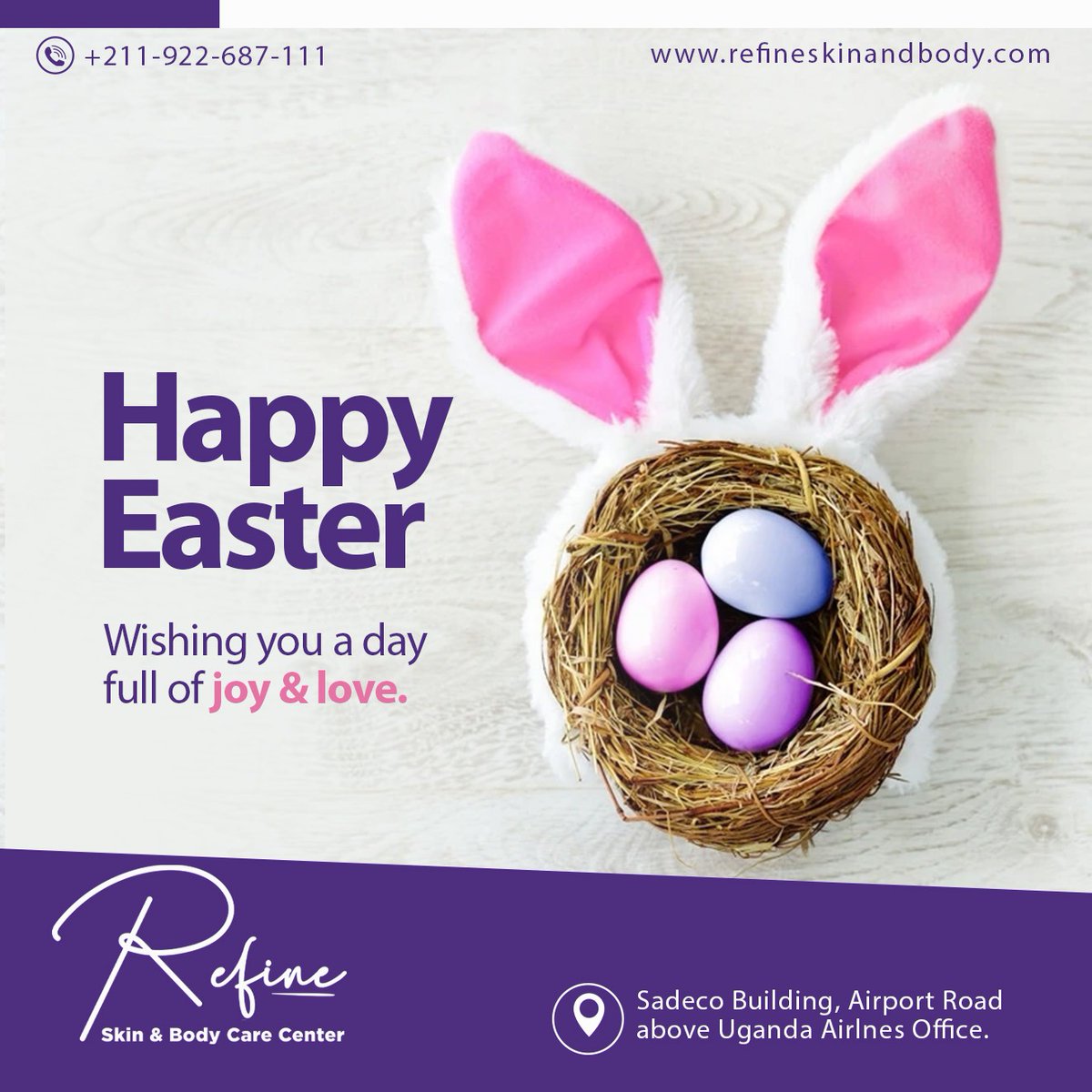 'Easter spells out beauty, the rare beauty of new life' ~ S.D.GORDON

#HappyEaster #RefineskinandBodyClinc #NewLife #easterholidays2023 #weekendvibes